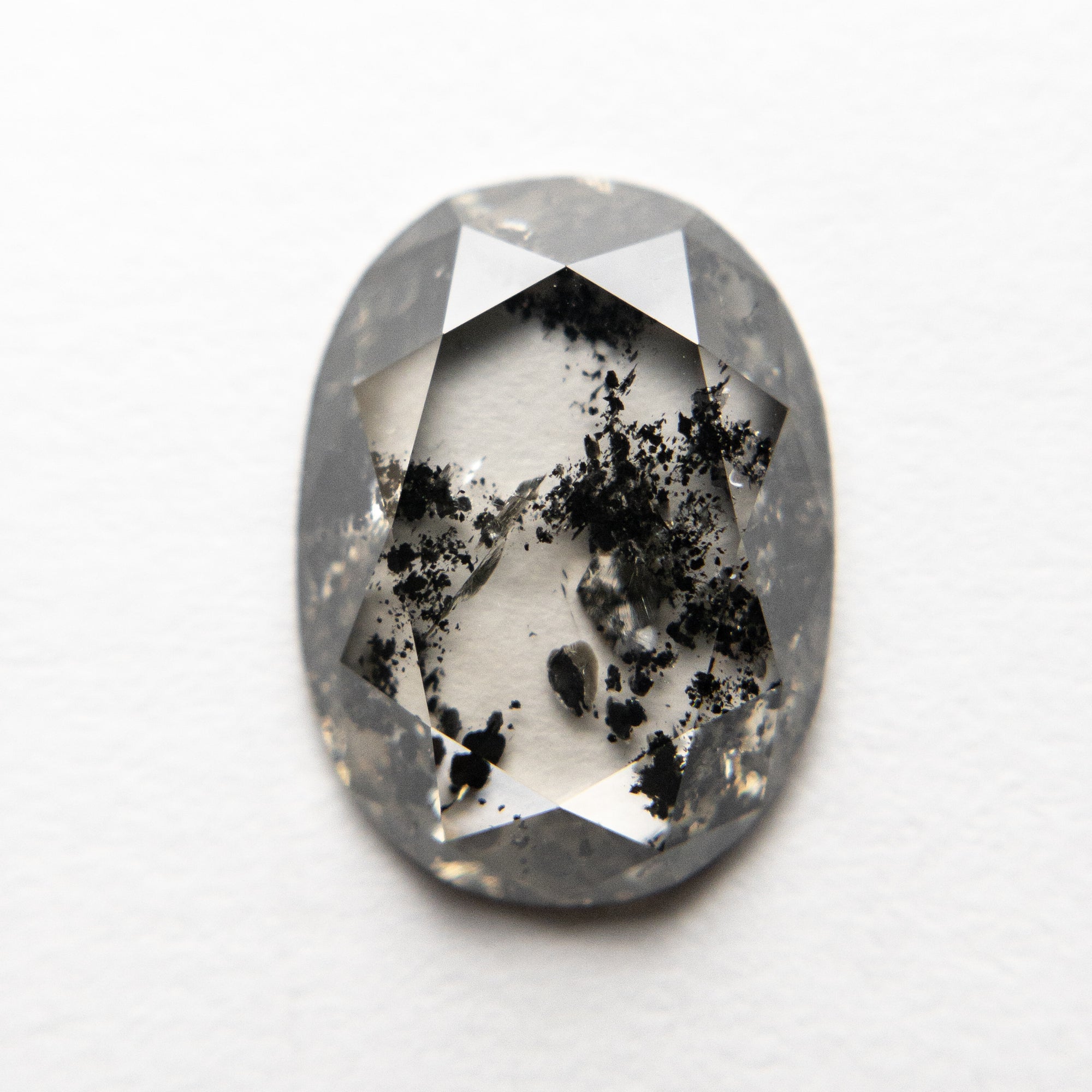 3.41ct 12.57x9.30x2.58mm Oval Rosecut 18419-01 - Misfit Diamonds