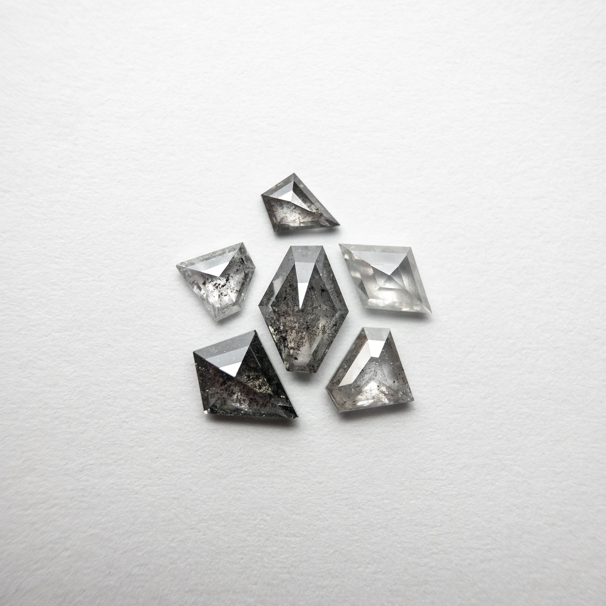 6pcs 1.93cttw 6.89-4.03mm Assorted Shape Melee 18429-08 - Misfit Diamonds