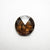 0.90ct 7.26x7.10x1.91mm Round Rosecut 18434-03 - Misfit Diamonds