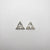 0.56ct 4.84x5.35x1.74mm Trillion Rosecut Matching Pair 18454-02 - Misfit Diamonds