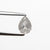 0.71ct 6.69x4.91x2.99mm Pear Double Cut 18455-09 - Misfit Diamonds