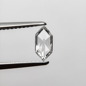 0.46ct 7.99x3.81x1.83mm VS2 D Hexagon Rosecut 18458-01 🇷🇺 - Misfit Diamonds