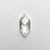 0.50ct 8.88x3.89x1.87mm VS1 E Hexagon Rosecut 18458-02 - Misfit Diamonds