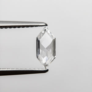 0.50ct 8.88x3.89x1.87mm VS1 E Hexagon Rosecut 18458-02 - Misfit Diamonds