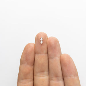 0.50ct 8.88x3.89x1.87mm VS1 E Hexagon Rosecut 18458-02 - Misfit Diamonds