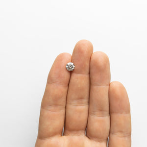 1.51ct 7.44x7.40x4.30mm Round Brilliant 18459-05 - Misfit Diamonds