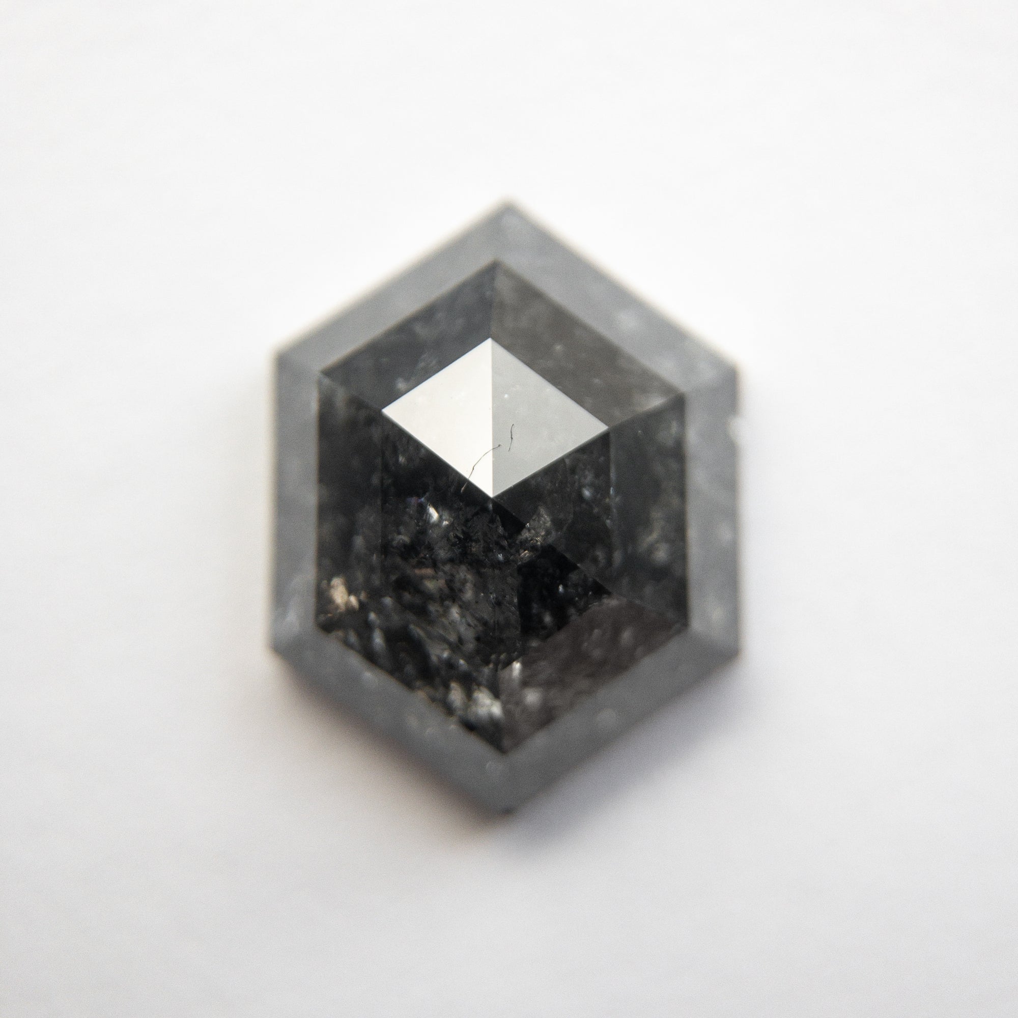 3.01ct 10.64x8.18x4.20mm Hexagon Rosecut 18484-05 - Misfit Diamonds