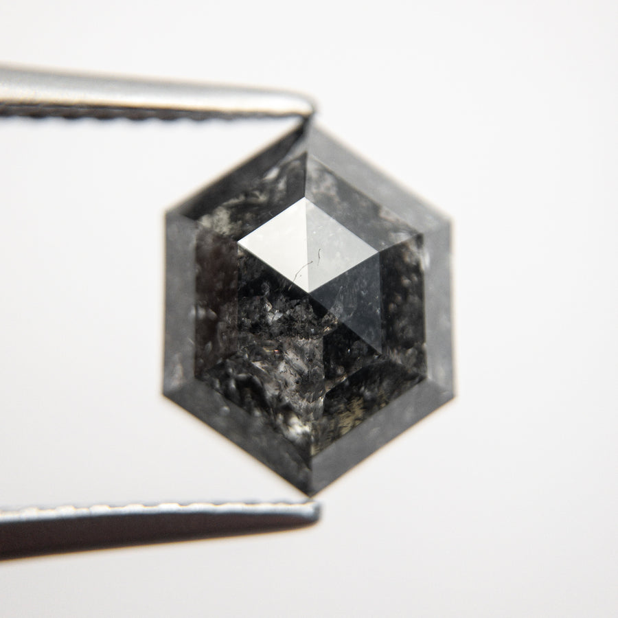 3.01ct 10.64x8.18x4.20mm Hexagon Rosecut 18484-05 - Misfit Diamonds