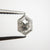 0.66ct 7.34x5.17x2.30mm Hexagon Rosecut 18484-10 - Misfit Diamonds