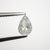 0.78ct 6.85x4.81x3.08mm Opalescent Pear Double Cut 18486-08 - Misfit Diamonds