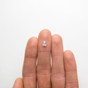 0.78ct 6.85x4.81x3.08mm Opalescent Pear Double Cut 18486-08 - Misfit Diamonds