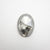 1.12ct 8.01x6.09x2.77mm Oval Rosecut 18489-03 - Misfit Diamonds