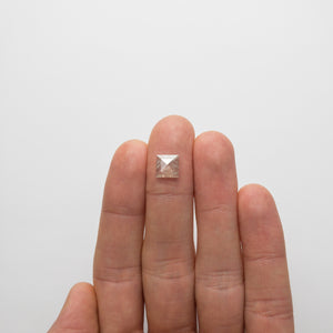 1.68ct 11.09x10.94x2.53mm Square Rosecut 18491-02 - Misfit Diamonds