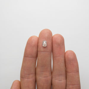 1.11ct 7.23x4.81x3.00mm Cut Corner Rectangle Rosecut 18491-04 - Misfit Diamonds