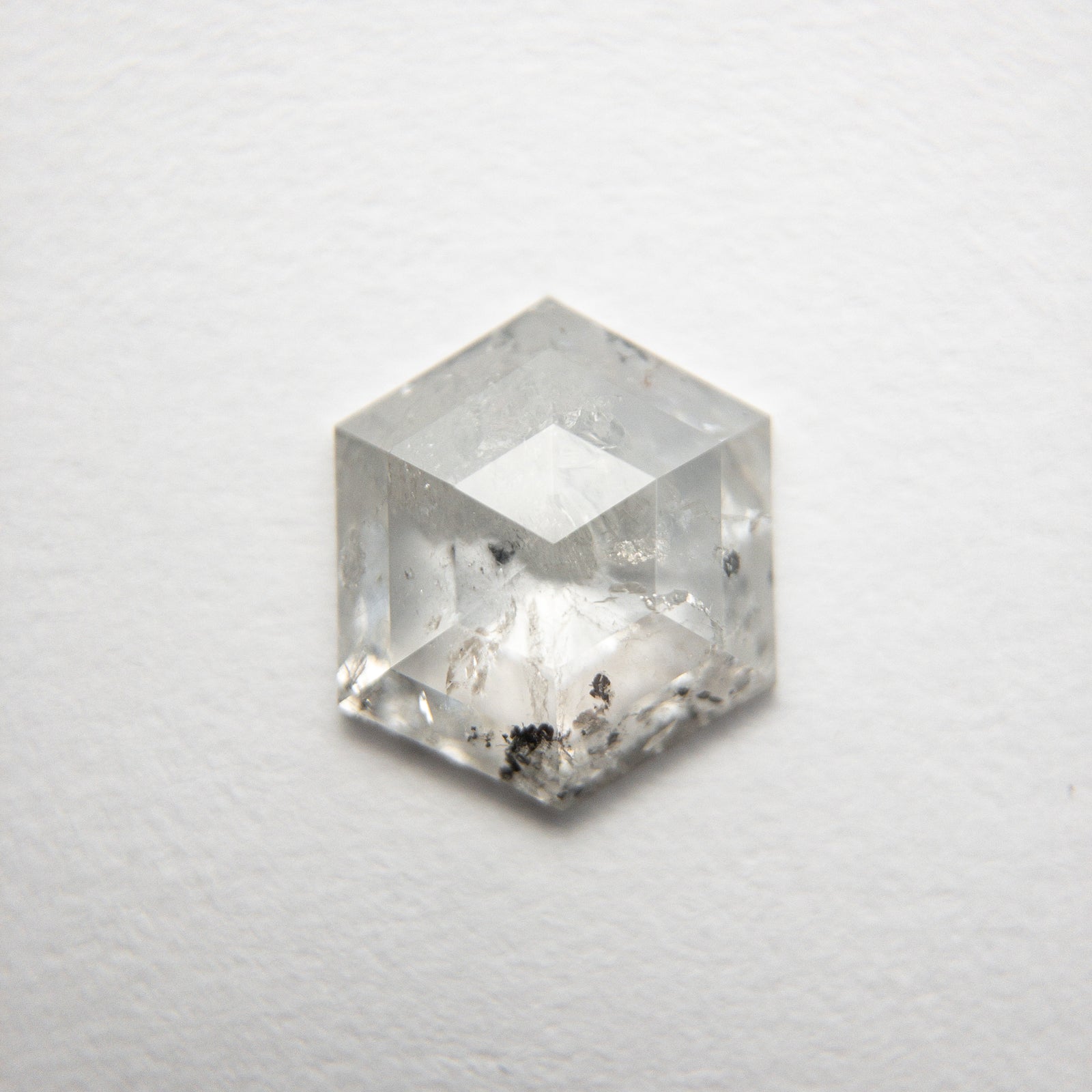 1.12ct 8.23x6.97x2.34mm Hexagon Rosecut 18491-05 - Misfit Diamonds