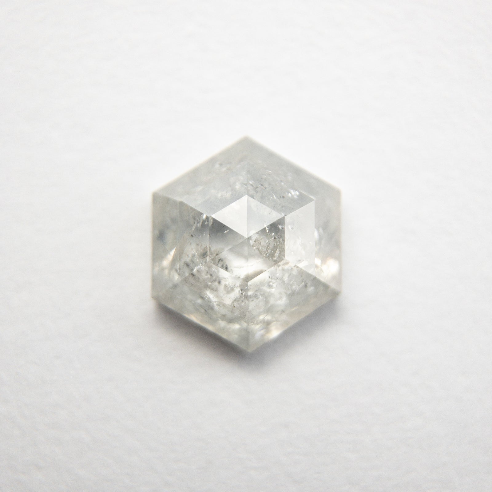 1.19ct 7.46x6.50x2.73mm Hexagon Rosecut 18491-13 - Misfit Diamonds