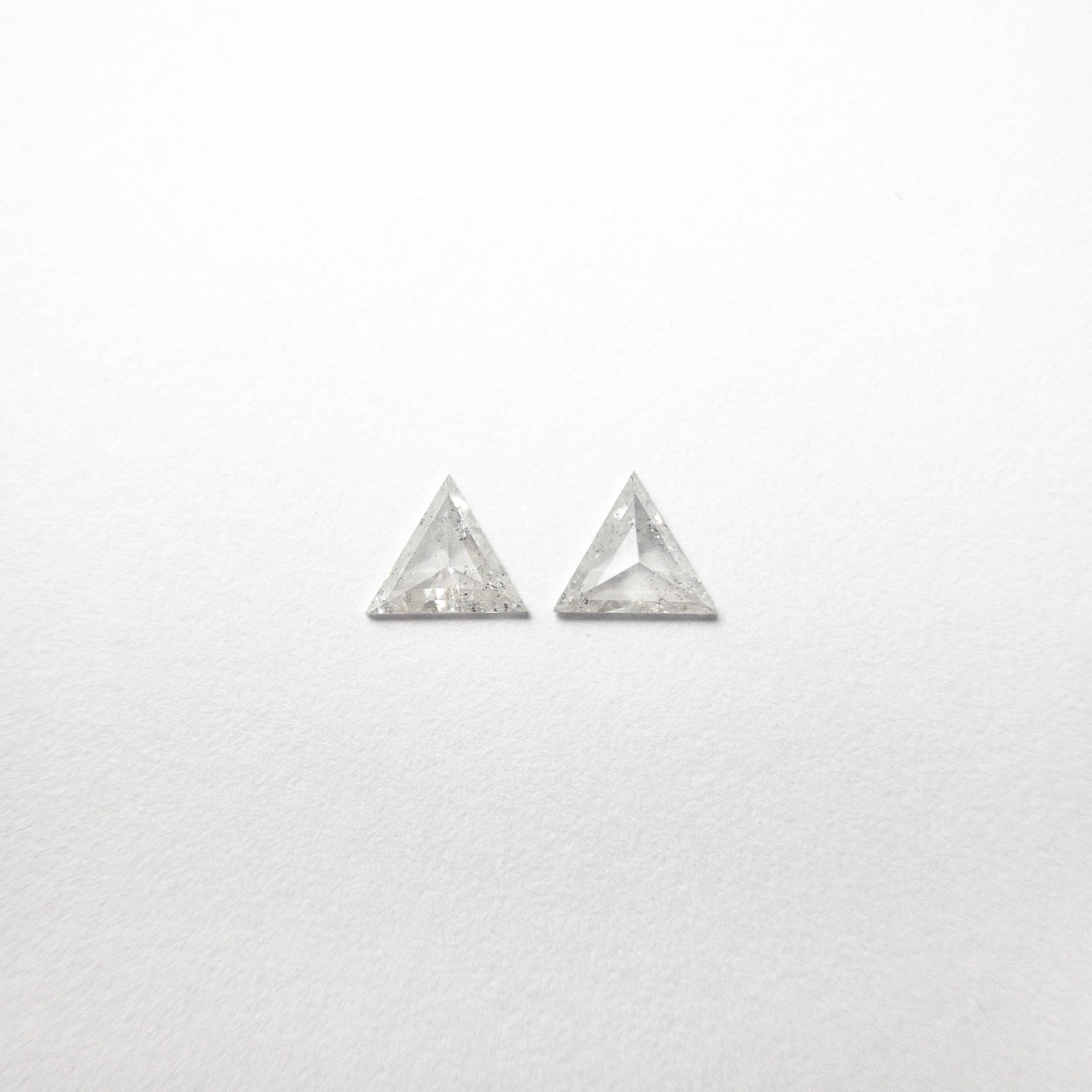 0.36cttw 4.38x4.41x1.53mm Triangle Rosecut Matching Pair 18493-02 - Misfit Diamonds
