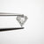 0.25ct 5.00x5.18x1.70mm Shield Rosecut 18493-07 - Misfit Diamonds