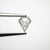 0.35ct 5.98x5.00x1.84mm Shield Rosecut 18493-09 - Misfit Diamonds