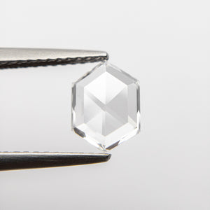 1.11ct 8.32x6.04x2.11mm Hexagon Rosecut 18495-11 - Misfit Diamonds