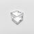 0.57ct 6.71x6.36x1.73mm Shield Rosecut 18496-04