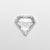 0.53ct 6.14x6.87x1.67mm Shield Rosecut 18496-05