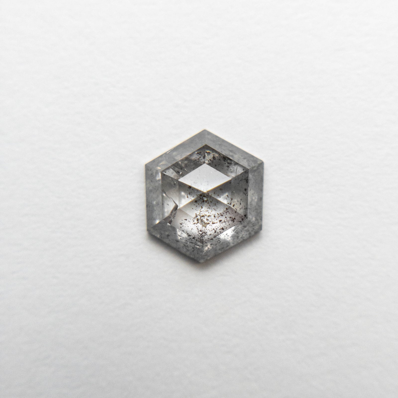 0.70ct 6.32x5.40x2.64mm Hexagon Rosecut 18505-05 - Misfit Diamonds