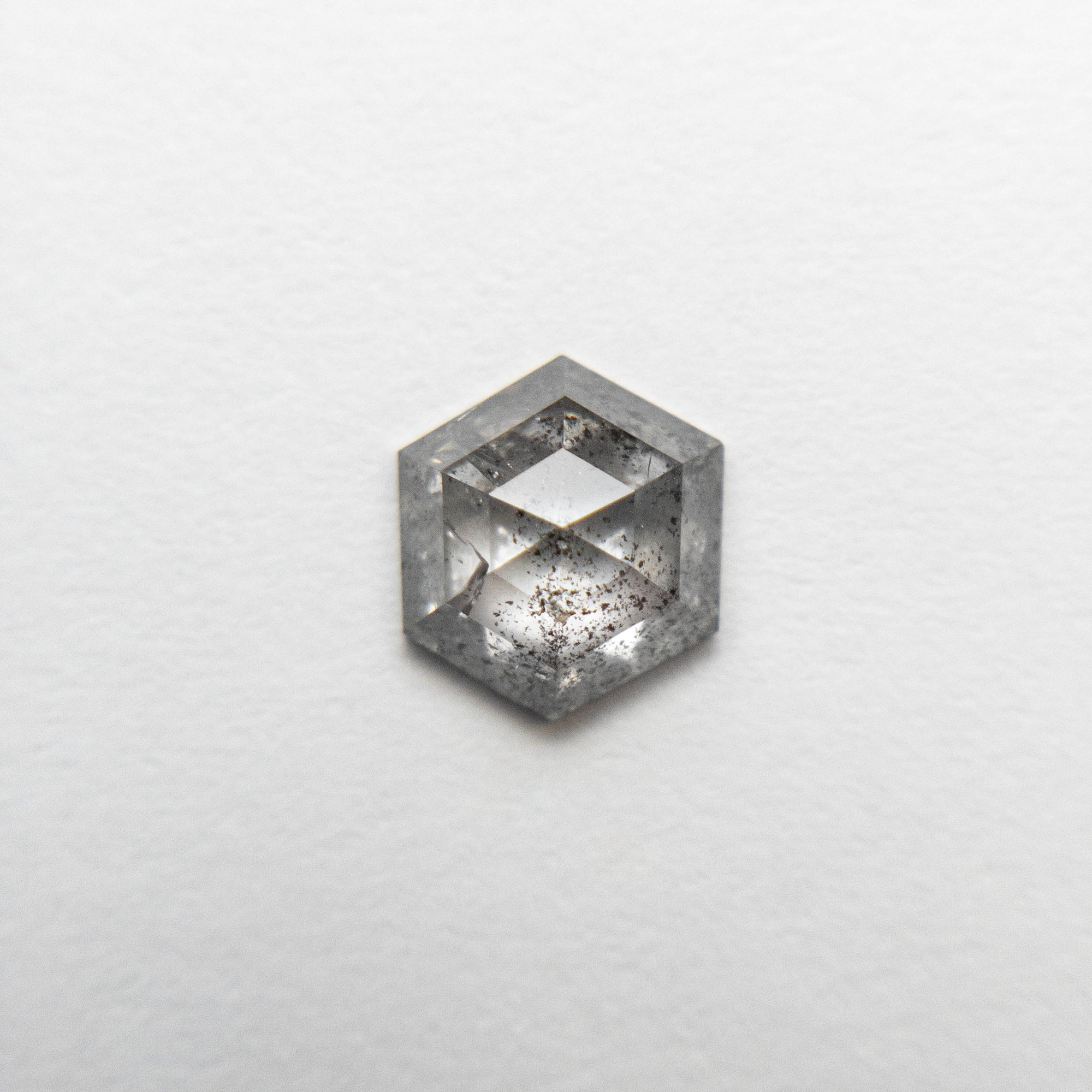 0.70ct 6.32x5.40x2.64mm Hexagon Rosecut 18505-05 - Misfit Diamonds