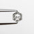 0.61ct 5.99x5.19x2.40mm Hexagon Rosecut 18505-06 - Misfit Diamonds