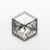 2.14ct 10.86x9.46x2.33mm Hexagon Rosecut 18507-01 - Misfit Diamonds