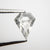 1.32ct 9.46x7.49x3.09mm Shield Rosecut 18507-02 - Misfit Diamonds