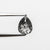 0.91ct 6.78x5.32x3.09mm Pear Double Cut 18520-15 - Misfit Diamonds