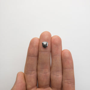 1.65ct 8.89x8.14x2.85mm Shield Rosecut 18521-05 - Misfit Diamonds