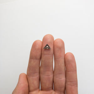 1.78ct 6.94x11.06x3.81mm Triangle Rosecut 18521-07 - Misfit Diamonds