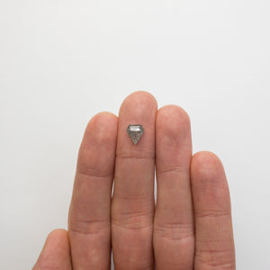 1.16ct 8.27x7.38x3.04mm Shield Rosecut 18521-16 - Misfit Diamonds