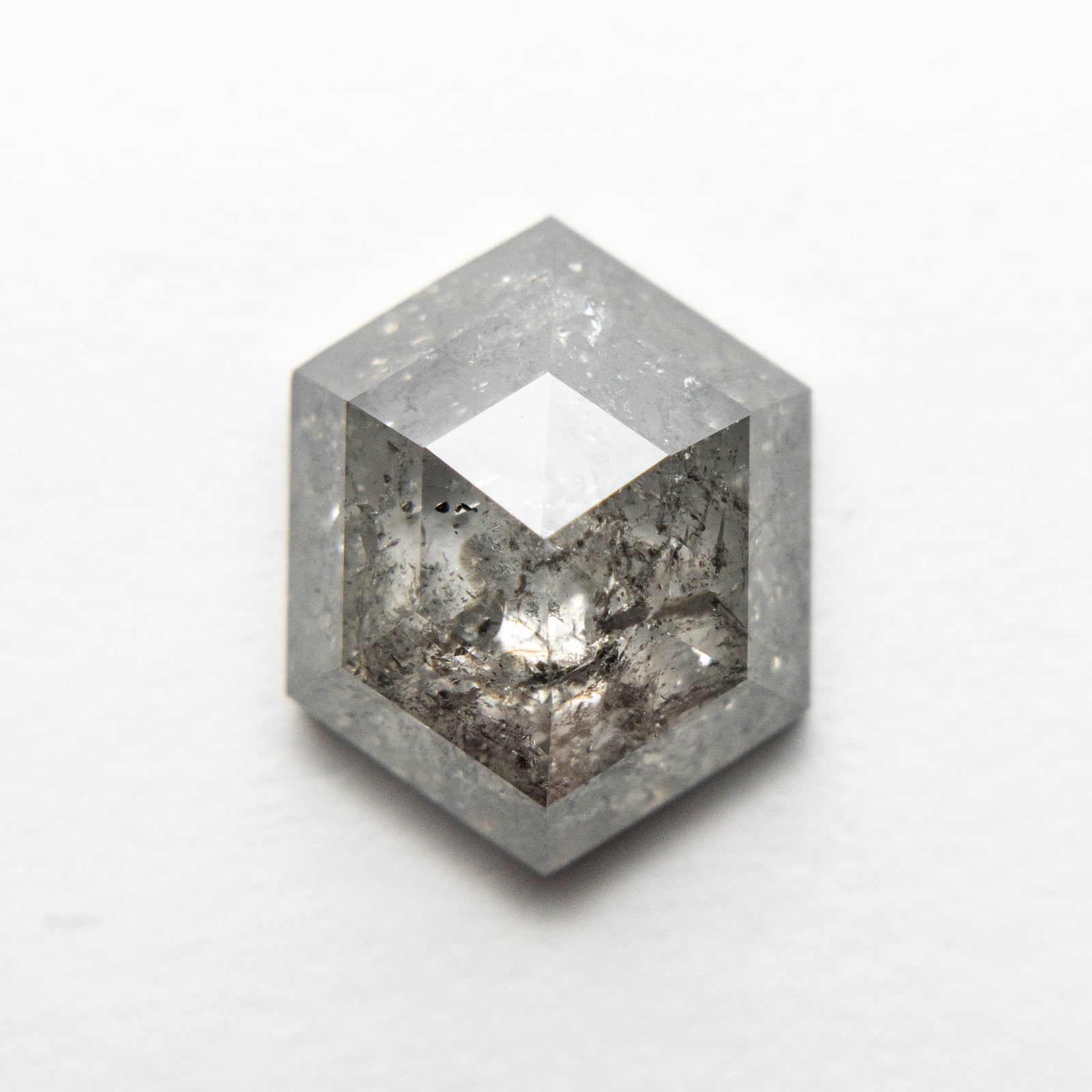 3.36ct 11.05x8.80x4.00mm Hexagon Rosecut 18523-05 - Misfit Diamonds