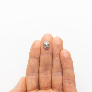 3.36ct 11.05x8.80x4.00mm Hexagon Rosecut 18523-05 - Misfit Diamonds