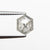 1.04ct 7.79x6.17x2.65mm Hexagon Rosecut 18523-10 - Misfit Diamonds