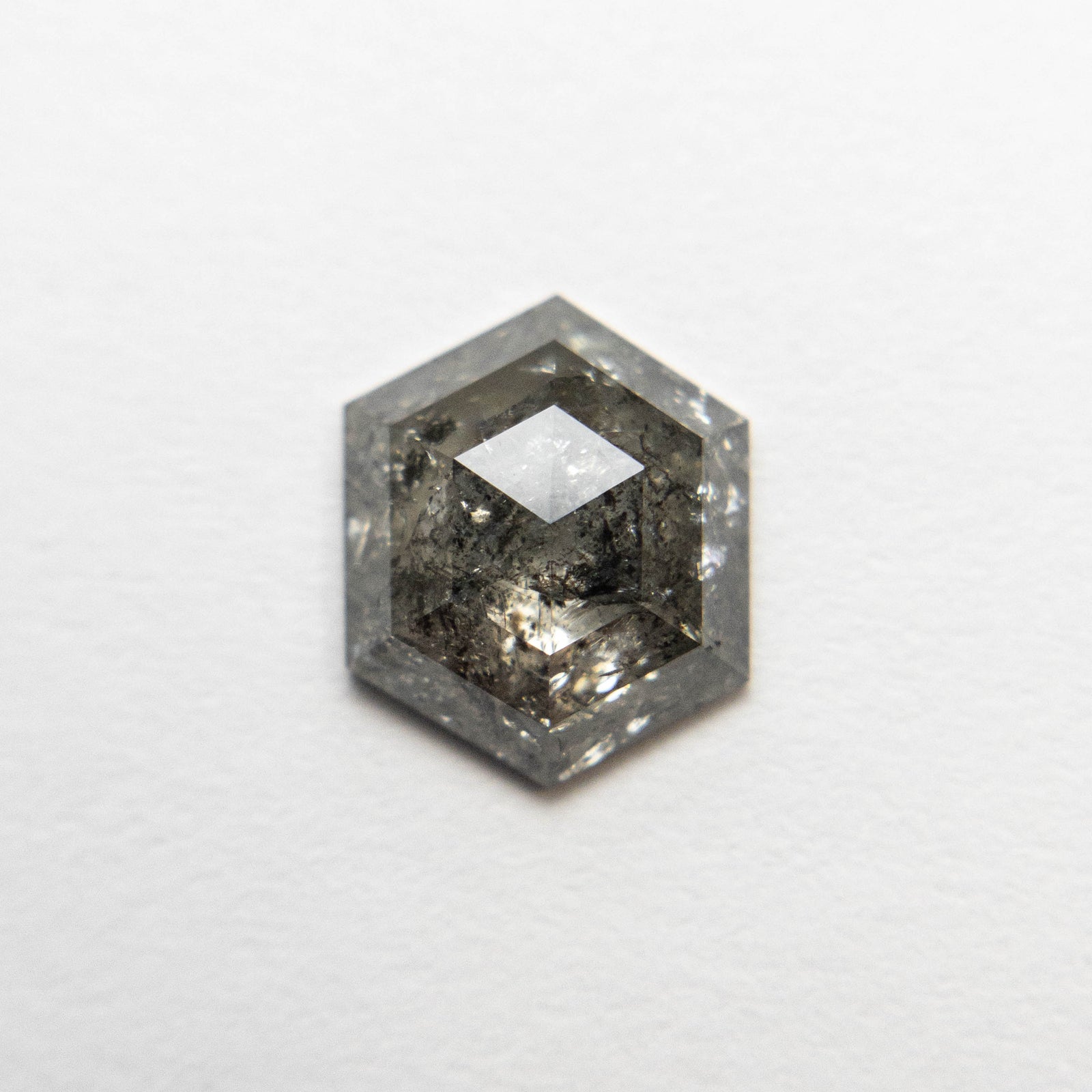 1.22ct 8.15x6.70x2.57mm Hexagon Rosecut 18523-14 - Misfit Diamonds