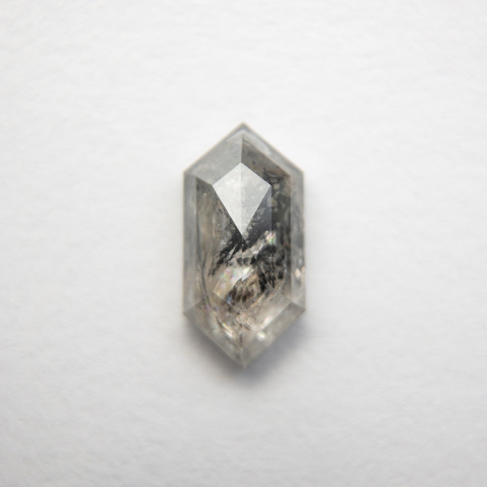 0.85ct 8.48x4.32x2.51mm Hexagon Rosecut 18523-18 - Misfit Diamonds