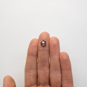 1.90ct 9.51x7.56x3.34mm Hexagon Rosecut 18523-23 - Misfit Diamonds
