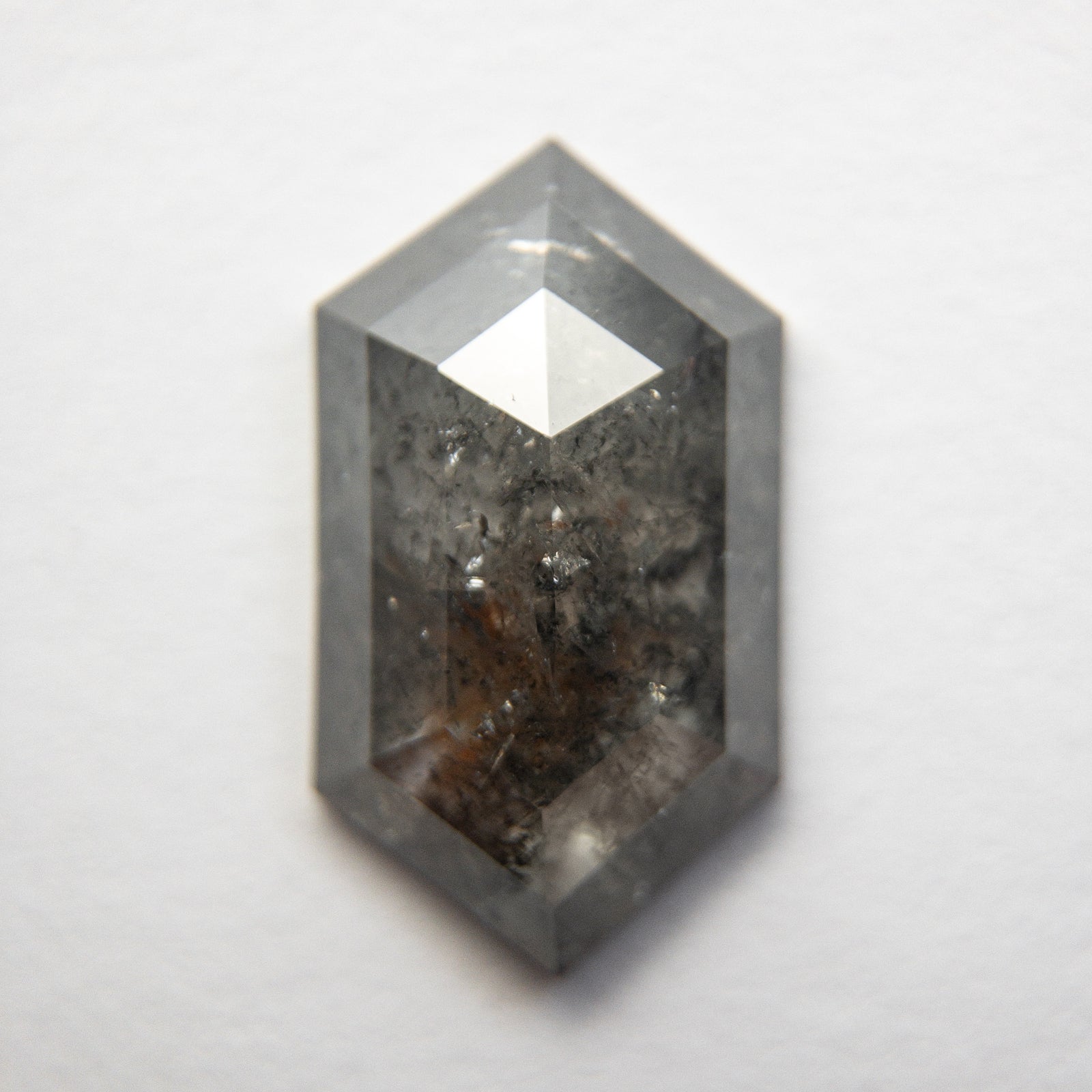 2.39ct 12.59x7.24x2.84mm Hexagon Rosecut 18523-24 - Misfit Diamonds