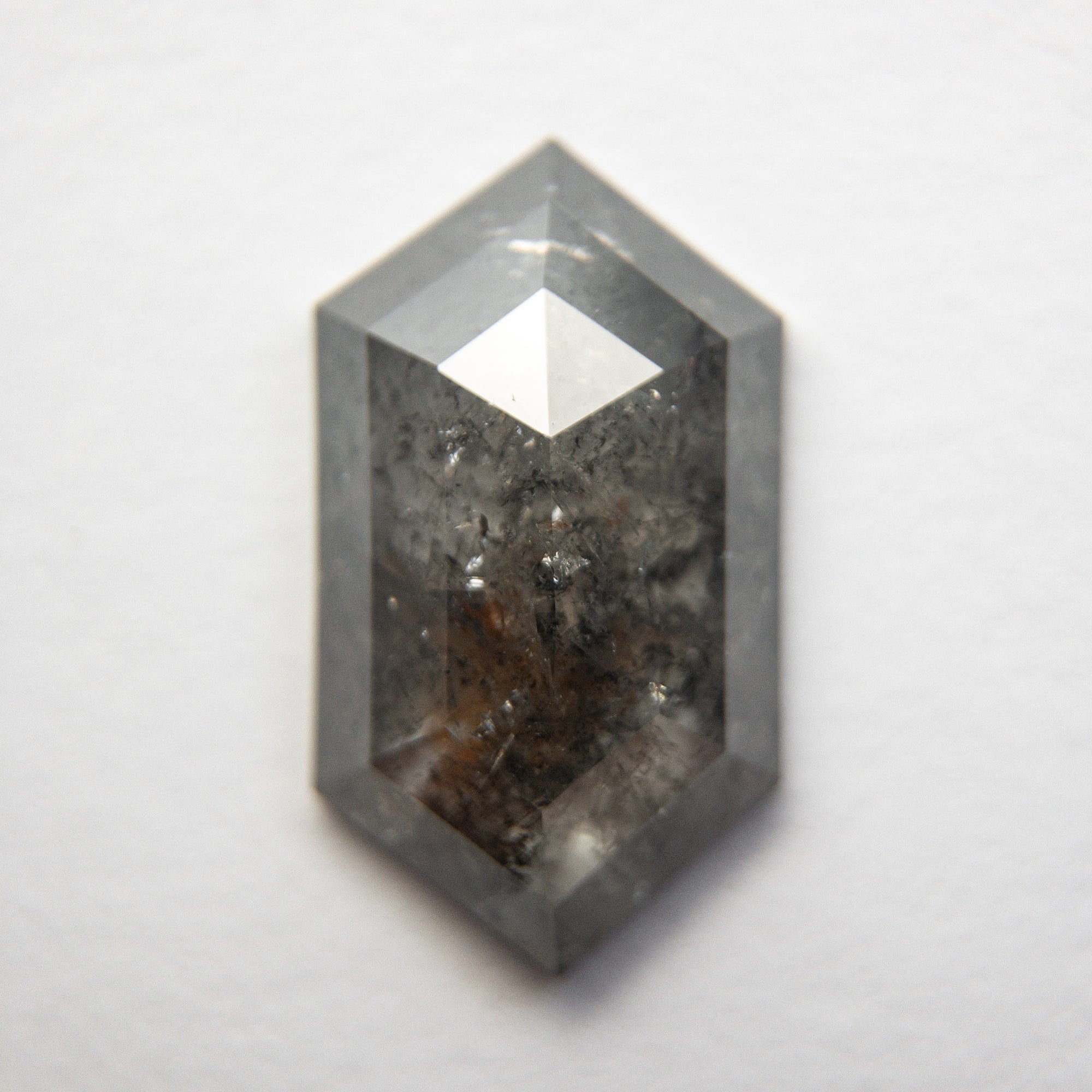 2.39ct 12.59x7.24x2.84mm Hexagon Rosecut 18523-24 - Misfit Diamonds