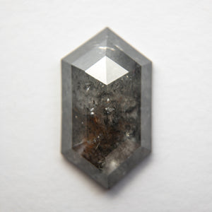 2.39ct 12.59x7.24x2.84mm Hexagon Rosecut 18523-24 - Misfit Diamonds