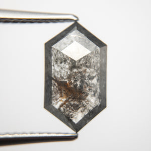 2.39ct 12.59x7.24x2.84mm Hexagon Rosecut 18523-24 - Misfit Diamonds