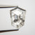 1.73ct 10.97x8.28x2.02mm Shield Rosecut 18523-29 - Misfit Diamonds