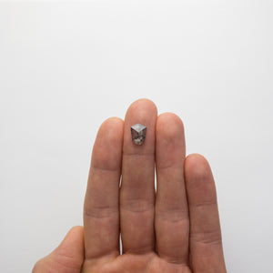 1.73ct 10.97x8.28x2.02mm Shield Rosecut 18523-29 - Misfit Diamonds