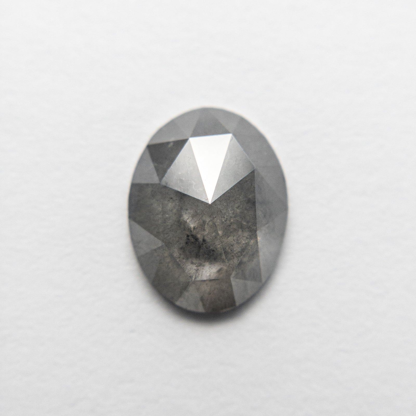 1.58ct 9.13x7.11x2.94mm Oval Rosecut 18524-02 - Misfit Diamonds