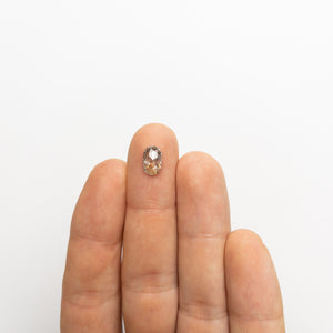 1.32ct 9.38x6.11x2.66mm Oval Rosecut 18524-10 - Misfit Diamonds