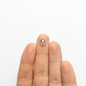 1.32ct 9.38x6.11x2.66mm Oval Rosecut 18524-10 - Misfit Diamonds